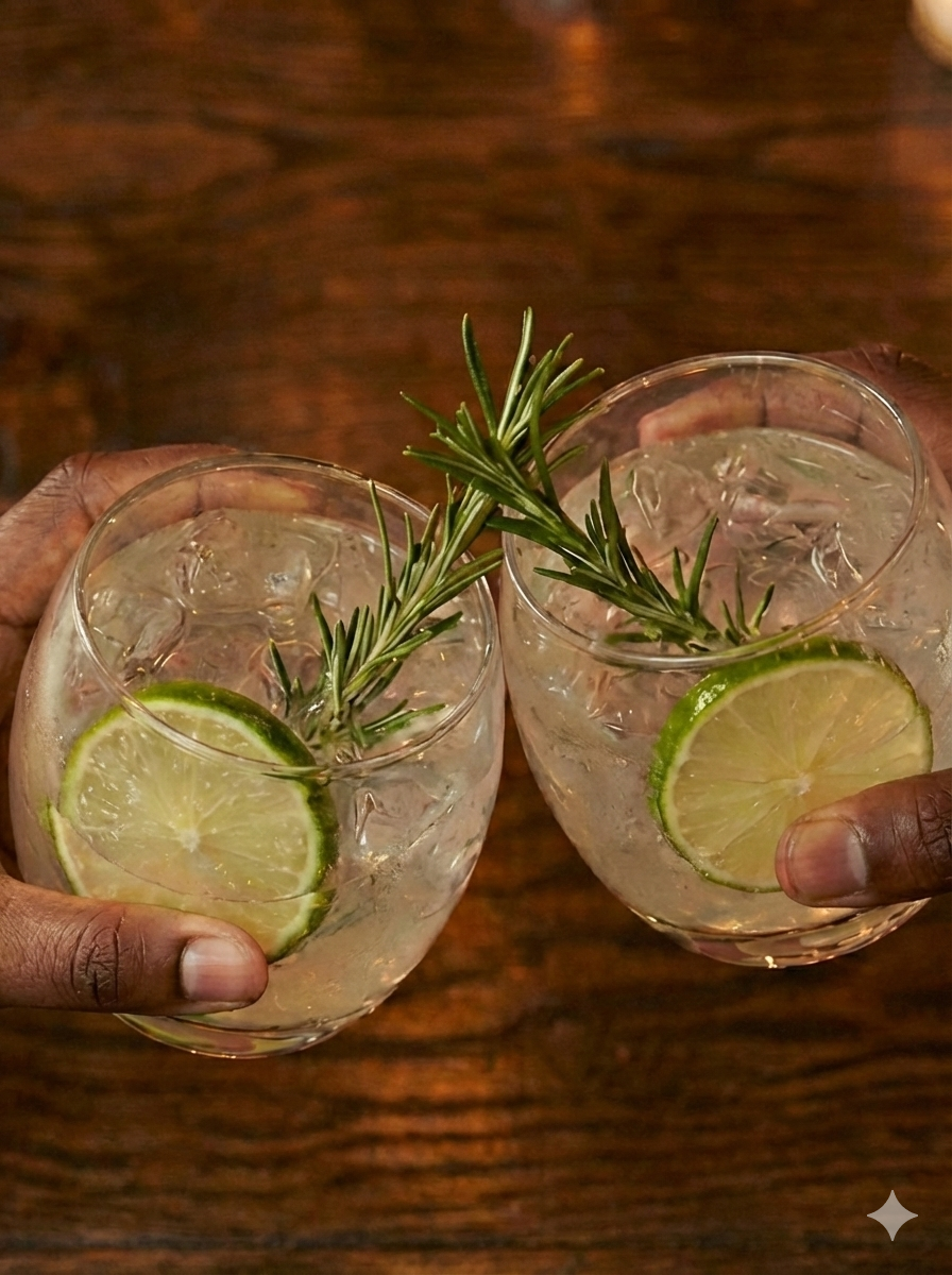 Garden fresh cocktail